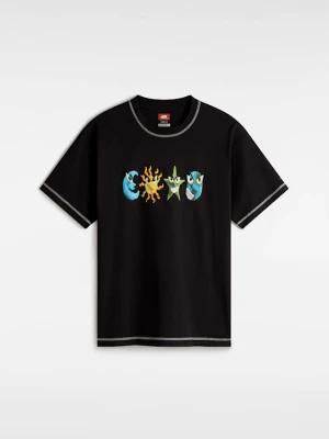 Vans - T-shirt Skate Clay, male, Czarny, Size: