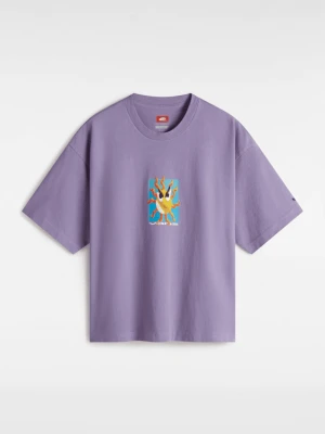 Vans - T-shirt Skate Clay, male, Fioletowy, Size: