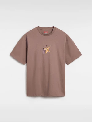 Vans - T-shirt Skate Star, male, Brązowy, Size: