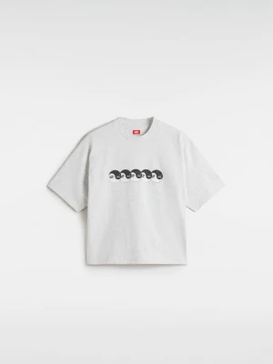 Vans - T-shirt Skate Yin Yang Eyes, male, Szary, Size: