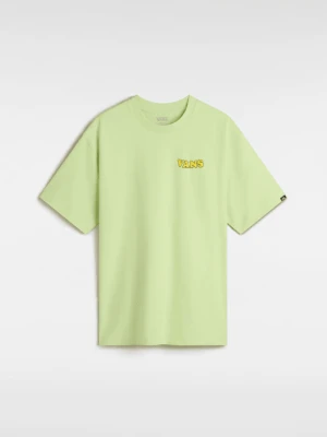 Vans - T-shirt Skull La Shaka, male, Zielony, Size: