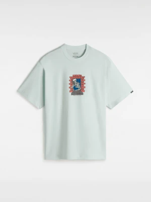 Vans - T-shirt Skull Window, male, Zielony, Size: