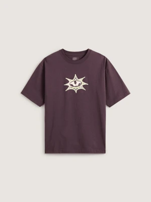 Vans - T-shirt Star Checker, male, Niebieski, Size: