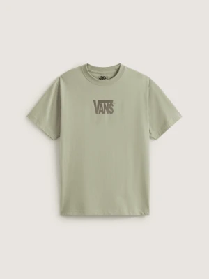 Vans - T-shirt Stretch Logo, male, Beżowy, Size: