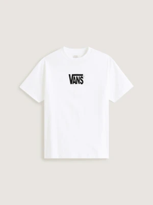 Vans - T-shirt Stretch Logo, male, Biały, Size: