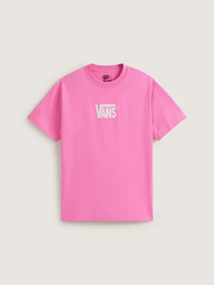 Vans - T-shirt Stretch Logo, male, Różowy, Size: