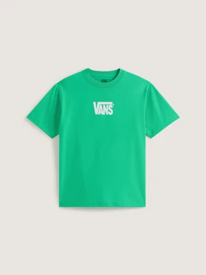 Vans - T-shirt Stretch Logo, male, Zielony, Size:
