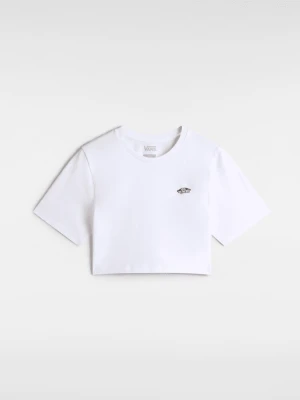 Vans - T-shirt Style 76 Crop, female, Biały, Size: