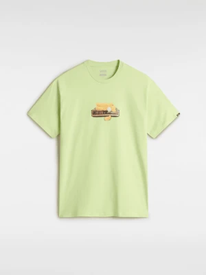 Vans - T-shirt Times Up, male, Zielony, Size: