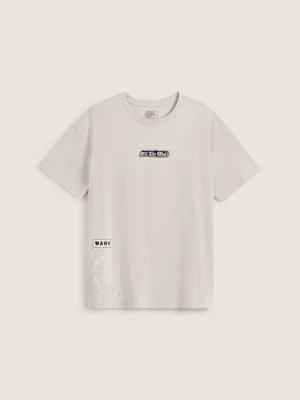 Vans - T-shirt Unpatched, female, Beżowy, Size: