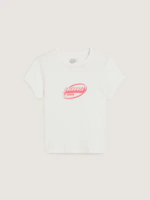 Vans - T-shirt V2K Cameron, female, Biały, Size: