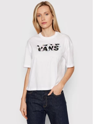 Vans T-Shirt VN0A5LCN Biały Relaxed Fit