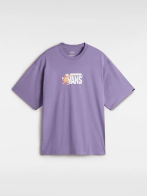 Vans - T-shirt Vsuper, male, Fioletowy, Size: