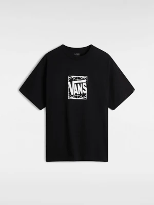 Vans - T-shirt Wide Loose, male, Czarny, Size: