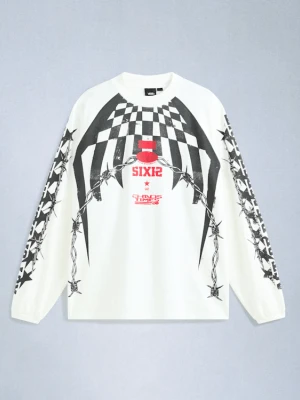 Vans - T-Shirt z długim rękawem Act Of Disagreement Hazard, male, Biały, Size: