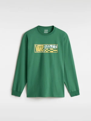 Vans - T-shirt z długim rękawem Hi Stretch, male, Zielony, Size: