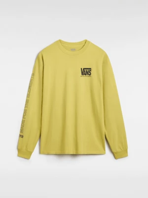 Vans - T-shirt z długim rękawem MTE Warp Check, male, Żółty, Size: