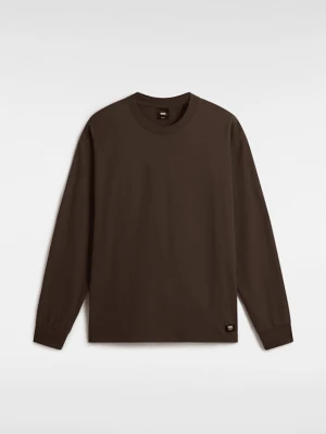 Vans - T-shirt z długim rękawem Original Standards, male, Brązowy, Size: