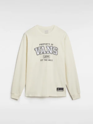Vans - T-shirt z długim rękawem Property Of, male, Biały, Size: