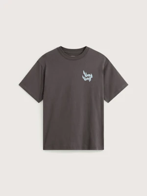 Vans - T-shirt z krótkim rękawem Heavy Thinker Loose Fit, male, Czarny, Size: