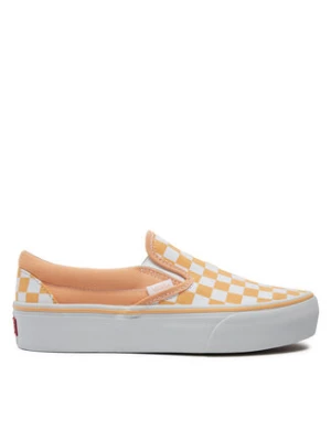 Vans Tenisówki Classic Slip On Platform VN00018EAAS1 Beżowy