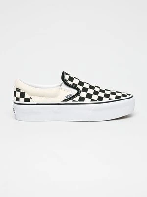 Vans - Tenisówki Classic Slip-On Platform VN00018EBWW1-BLK/WHT