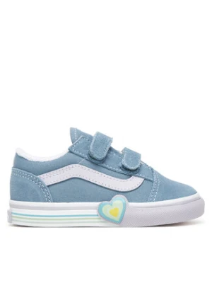 Vans Tenisówki Old Skool V Heart VN000D4SCFL1 Niebieski