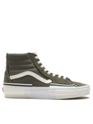 Vans Tenisówki Sk8-Hi Reconst VN0005UKOLO1 Zielony