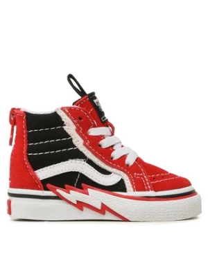 Vans Tenisówki Sk8-Hi Zip Bolt VN000BVKREB1 Czerwony