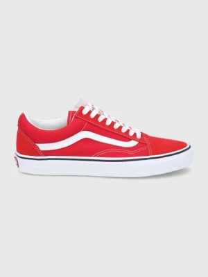 Vans Tenisówki UA Old Skool kolor czerwony na płaskiej podeszwie VN0A4BV5JV61