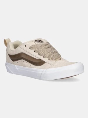 Vans tenisówki zamszowe Knu Skool kolor beżowy VN000D6ZCHW1
