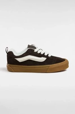 Vans tenisówki zamszowe Knu Skool kolor brązowy VN000CS0D4C1