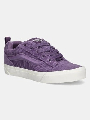 Vans tenisówki zamszowe Knu Skool kolor fioletowy VN000CRPCIF1