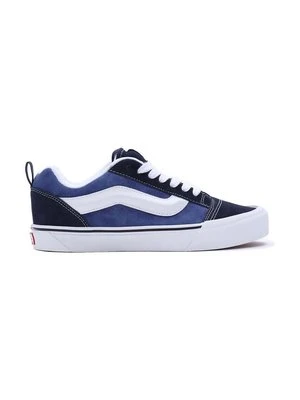 Vans tenisówki zamszowe Knu Skool kolor niebieski VN0009QCNWD