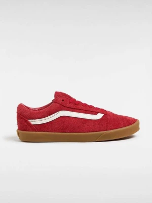 Vans tenisówki zamszowe Old Skool Lowpro kolor czerwony VN000D0ECI11