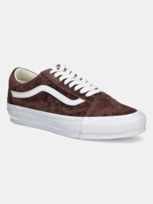 Vans tenisówki zamszowe Premium Classics LX Old Skool kolor brązowy VN000CXUDMV1