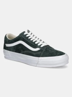 Vans tenisówki zamszowe Premium Classics LX Old Skool kolor zielony VN000CXUPRM1