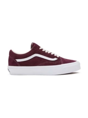 Vans tenisówki zamszowe Premium Standards Old Skool 36 kolor bordowy VN000CNG4QU1