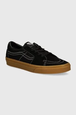 Vans tenisówki zamszowe SK8-Low kolor czarny VN0009QRCJJ1