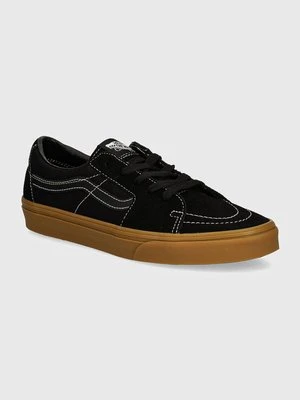 Vans tenisówki zamszowe SK8-Low kolor czarny VN0009QRCJJ1