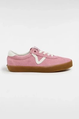 Vans tenisówki zamszowe Sport Low kolor różowy VN000D09PNK1