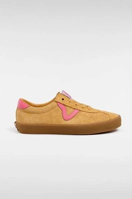 Vans tenisówki zamszowe Sport Low kolor żółty VN000CQRYLW1