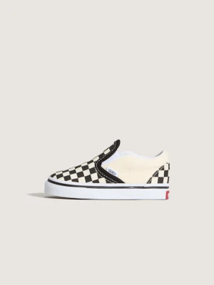 Vans - Toddler Checkerboard Slip-On Shoes (1-4 lata)unisex, Czarny, Size: