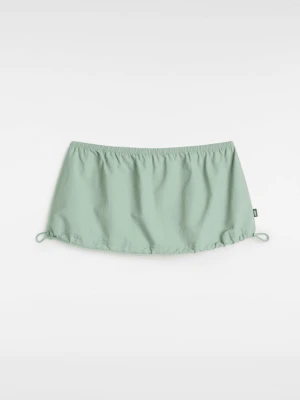 Vans - Top bez ramiączek Riley Nylon Tube, female, Zielony, Size: