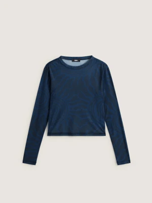 Vans - Top z długim rękawem Ludlow Mesh, female, Niebieski