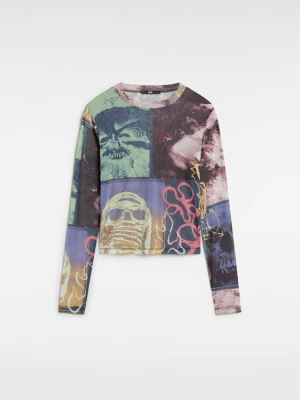 Vans - Top z długim rękawem Ludlow Mesh, female, Niebieski, Size: