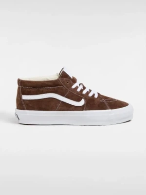 Vans trampki zamszowe Premium Classics LX Sk8-Mid Reissue 83 kolor brązowy VN000CQQDMV1