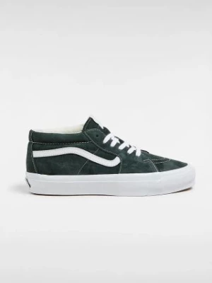 Vans trampki zamszowe Premium Classics LX Sk8-Mid Reissue 83 kolor zielony VN000CQQPRM1