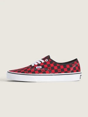 Vans - Valentino Garavani i Vans Authentic Checkerboard, male, Czerwony, Size: