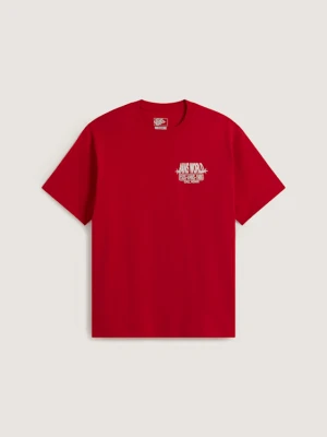 Vans - Vans World Intl SS Tee RACING RED, male, Czerwony